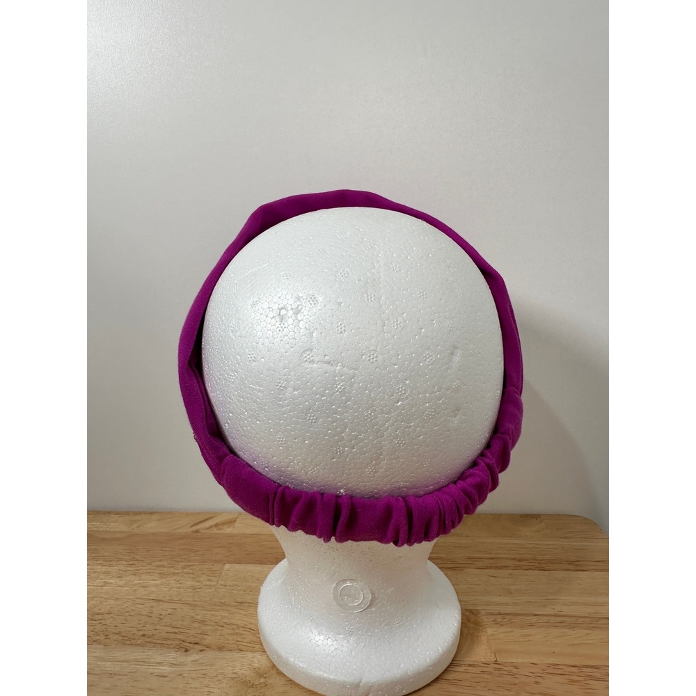 Lululemon Bang Buster Headband Purple Solid Wide Yoga Running Athletic OS - Picture 2 of 6